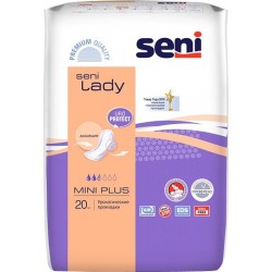 Прокладки урологические Seni Lady Mini Plus / Сени Леди Мини Плюс, 20 шт