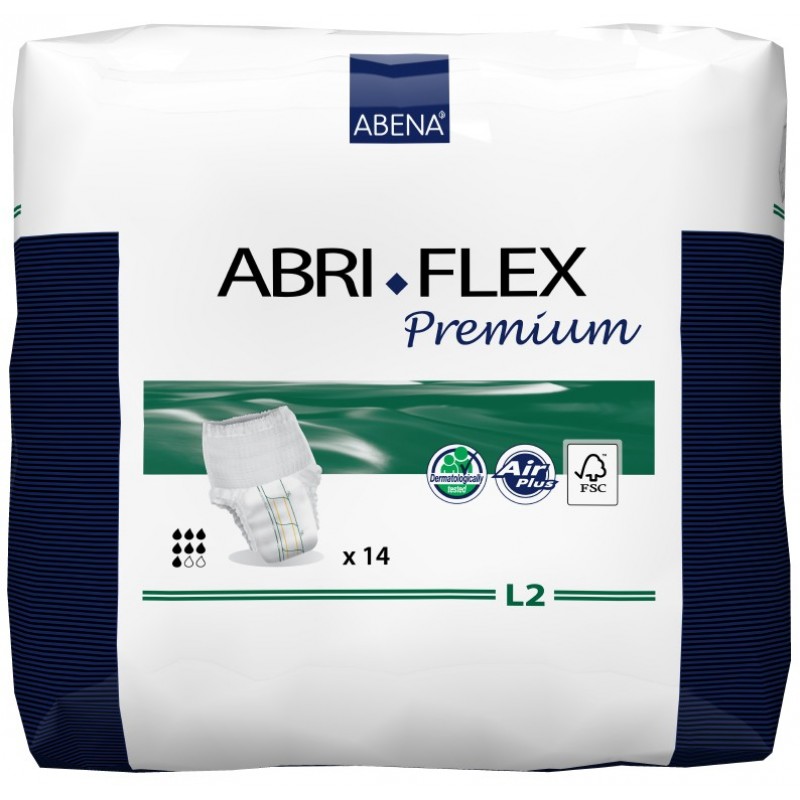 Подгузники трусы Abena Abri-Flex Premium / Абена Абри-Флекс Премиум размер L2, 14 шт