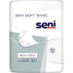 Пеленки Seni Soft Basic 60х60 см, 30 шт