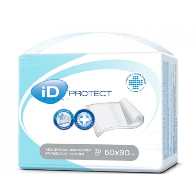 Пеленки iD protect Expert 60x90, 30 шт.