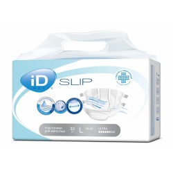 Подгузники ID Slip Basic Ultra (Слип Бейсик Ультра), размер L, 30 шт