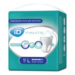 Подгузники-трусы ID Pants / Айди Пантс  размер L, 10 шт