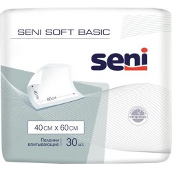 Пеленки Seni Soft Basic 40х60 см, 30 шт