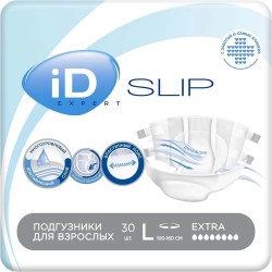 Подгузники ID Slip Expert Extra (Слип Эксперт Экстра), размер L, 30 шт
