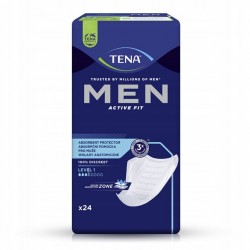 Прокладки для мужчин Tena Men Active Fit Level 1/ Тена Мен уровень 1, 24 шт
