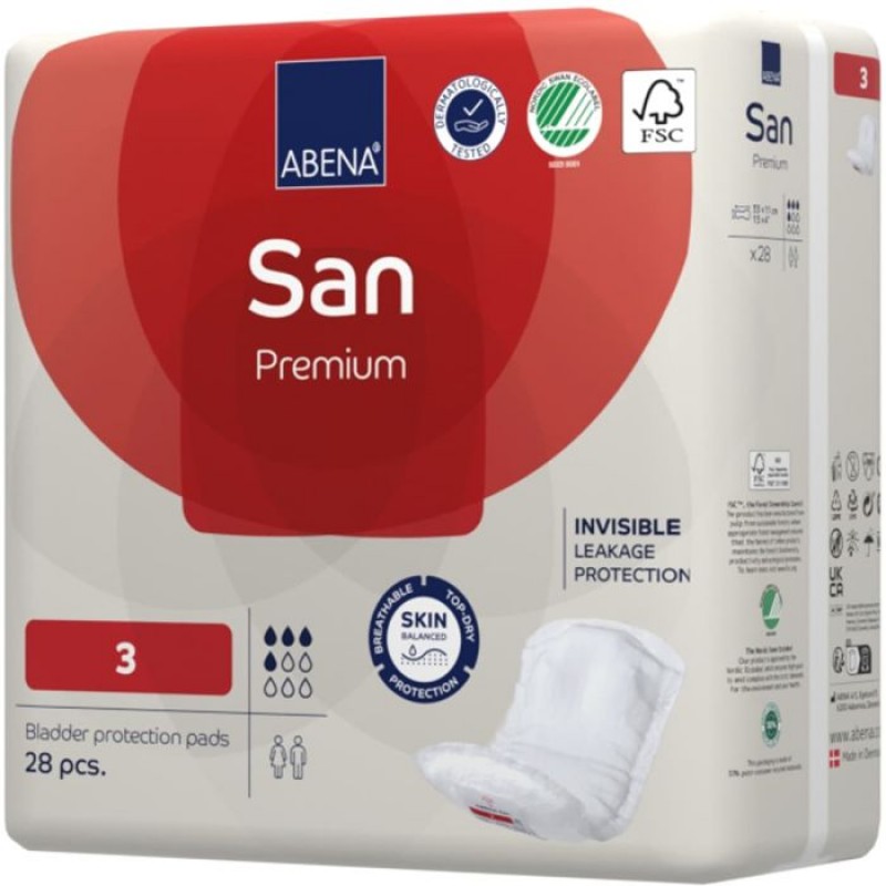 Прокладки урологические Abena Abri-San 3 Premium / Абена Абри-Сан 3 Премиум, 28 шт