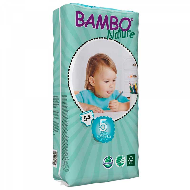 Подгузники для детей Bambo Nature Junior 5 (12-22 кг) 54 шт