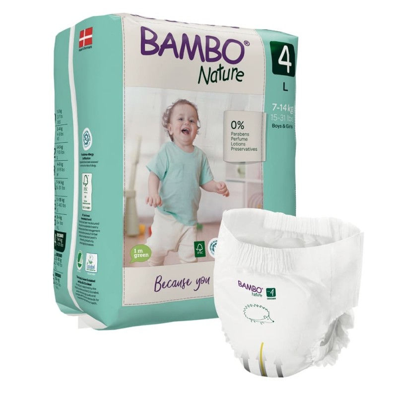 Подгузники-трусики для детей Bambo Nature Pants 4 (7-14 кг) 20 шт