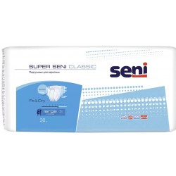 Подгузники Super Seni Classic Large, 30 шт